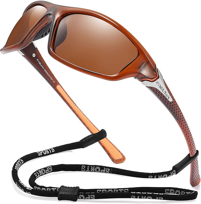 FAGUMA Sports Polarized Sunglasses For Men Cycling Driving Fishing UV400 Protection - Image 1